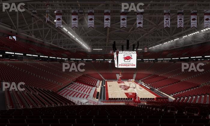 Bud Walton Arena - Section 128 Seat View