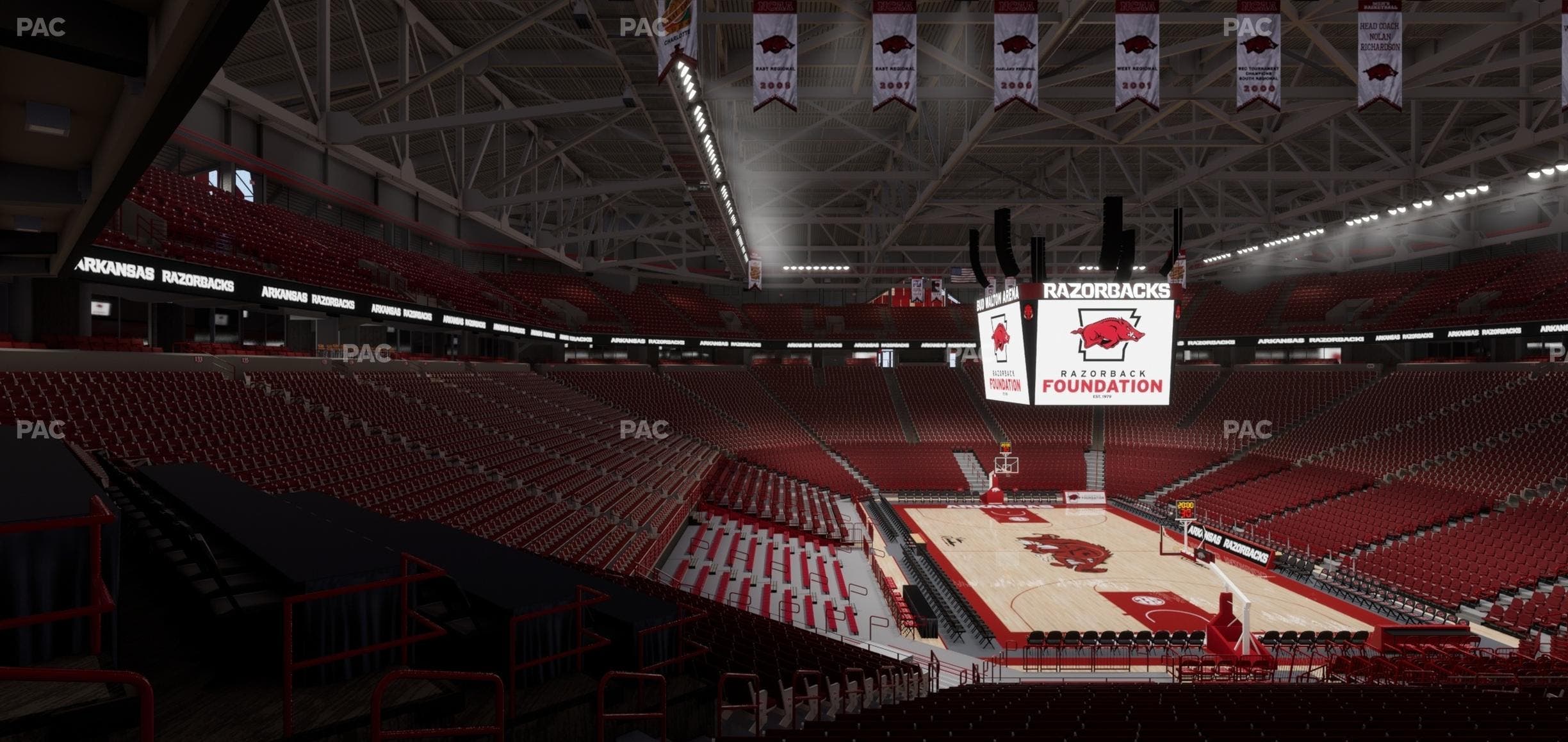 Bud Walton Arena - Section 129 Seat View