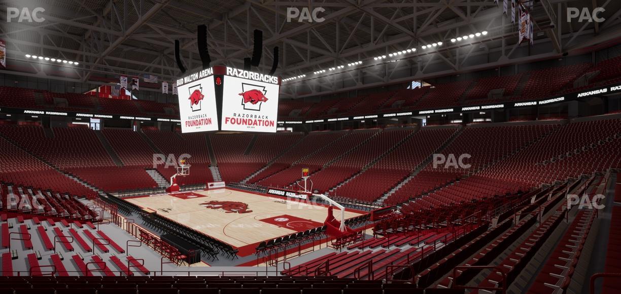 Bud Walton Arena - Section 130 Seat View
