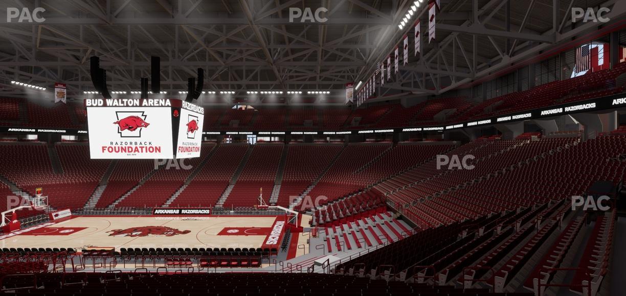 Bud Walton Arena - Section 133 Seat View