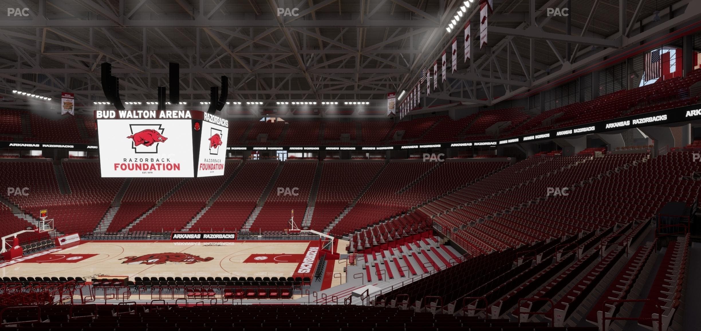 Bud Walton Arena - Section 133 Seat View