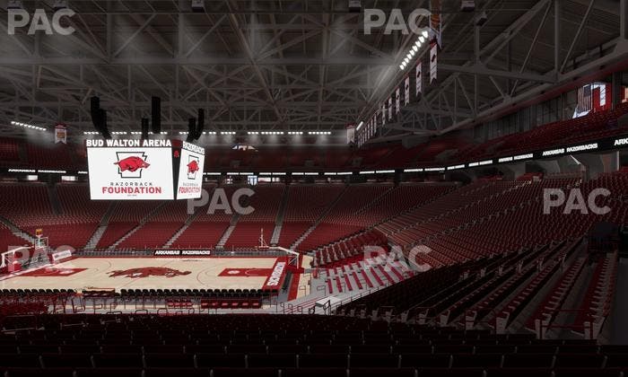 Bud Walton Arena - Section 133 Seat View