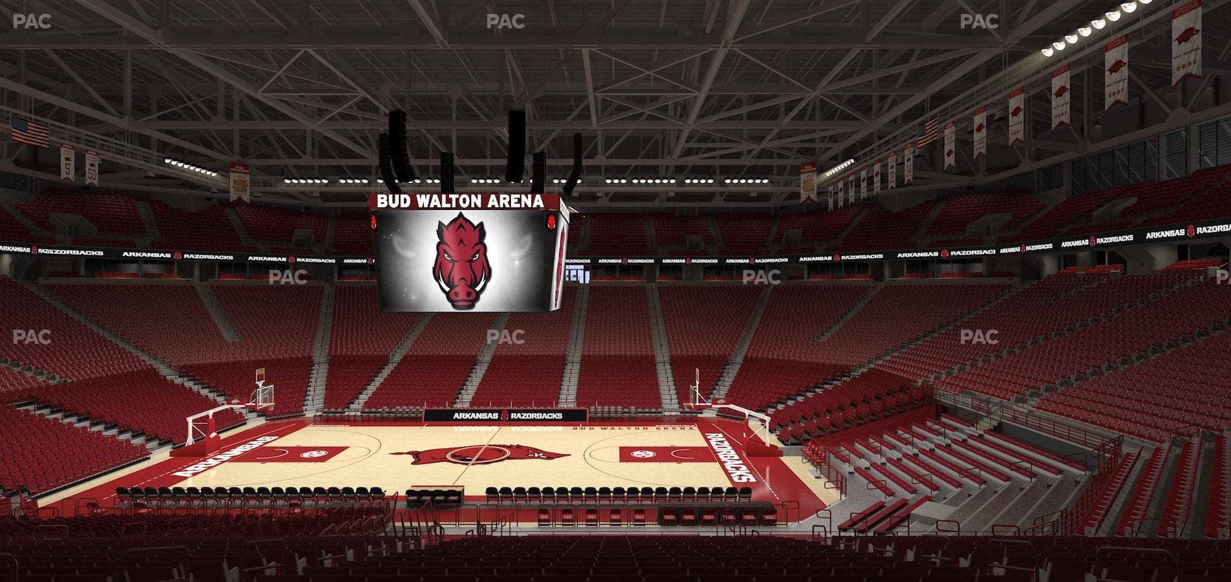 Bud Walton Arena - Section 135 Seat View