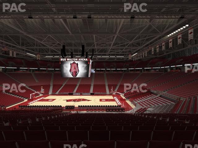 Bud Walton Arena - Section 135 Seat View
