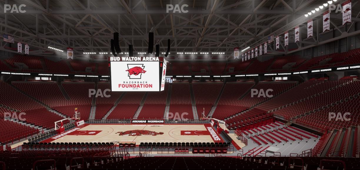 Bud Walton Arena - Section 135 Seat View