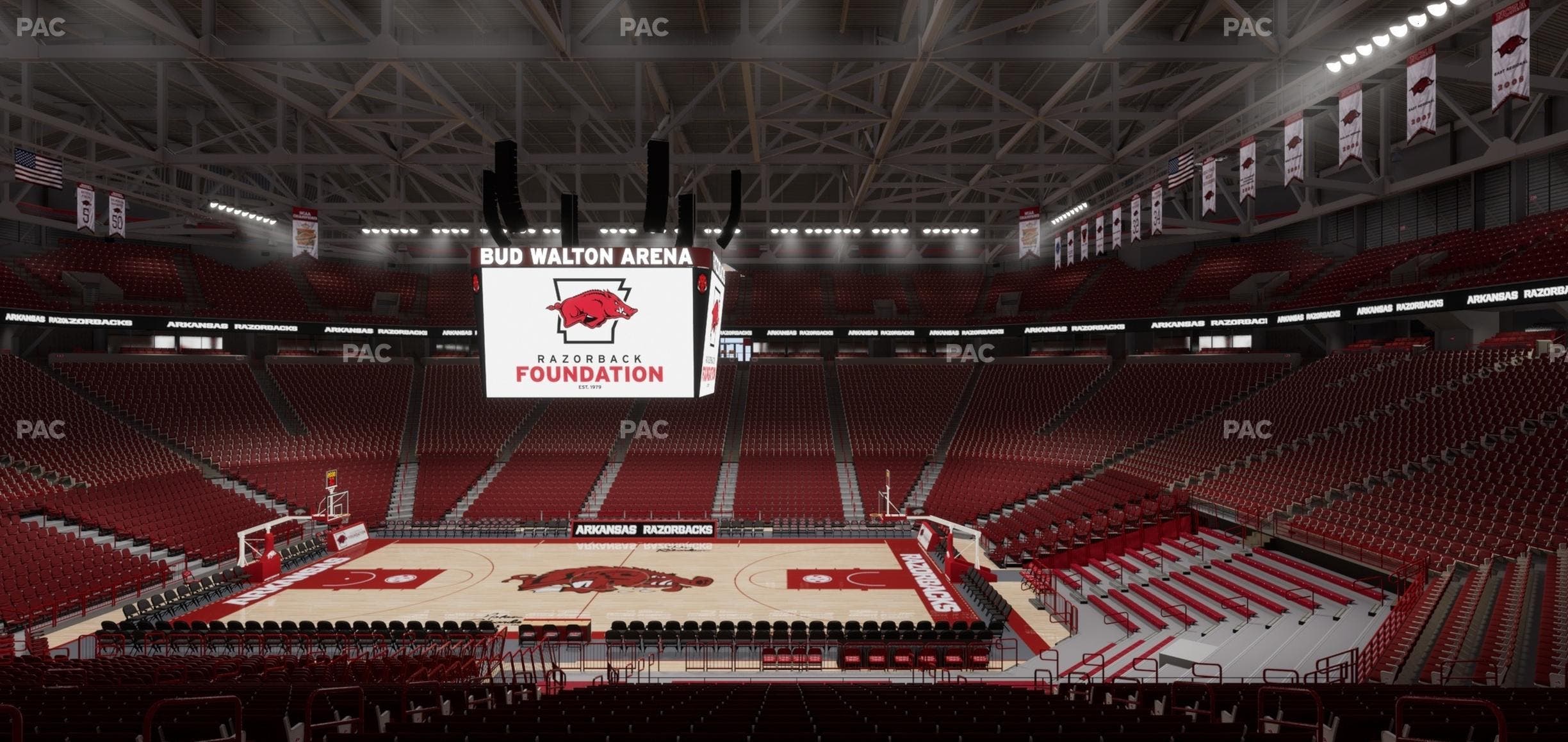 Bud Walton Arena - Section 135 Seat View