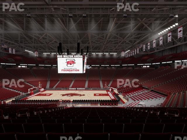 Bud Walton Arena - Section 135 Seat View