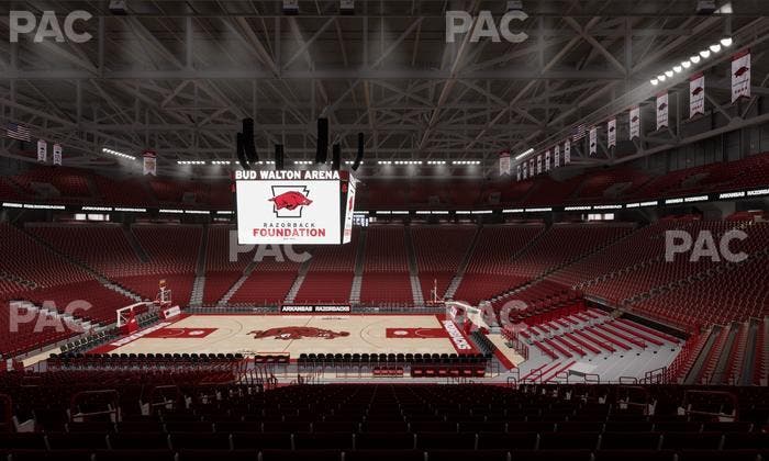 Bud Walton Arena - Section 135 Seat View