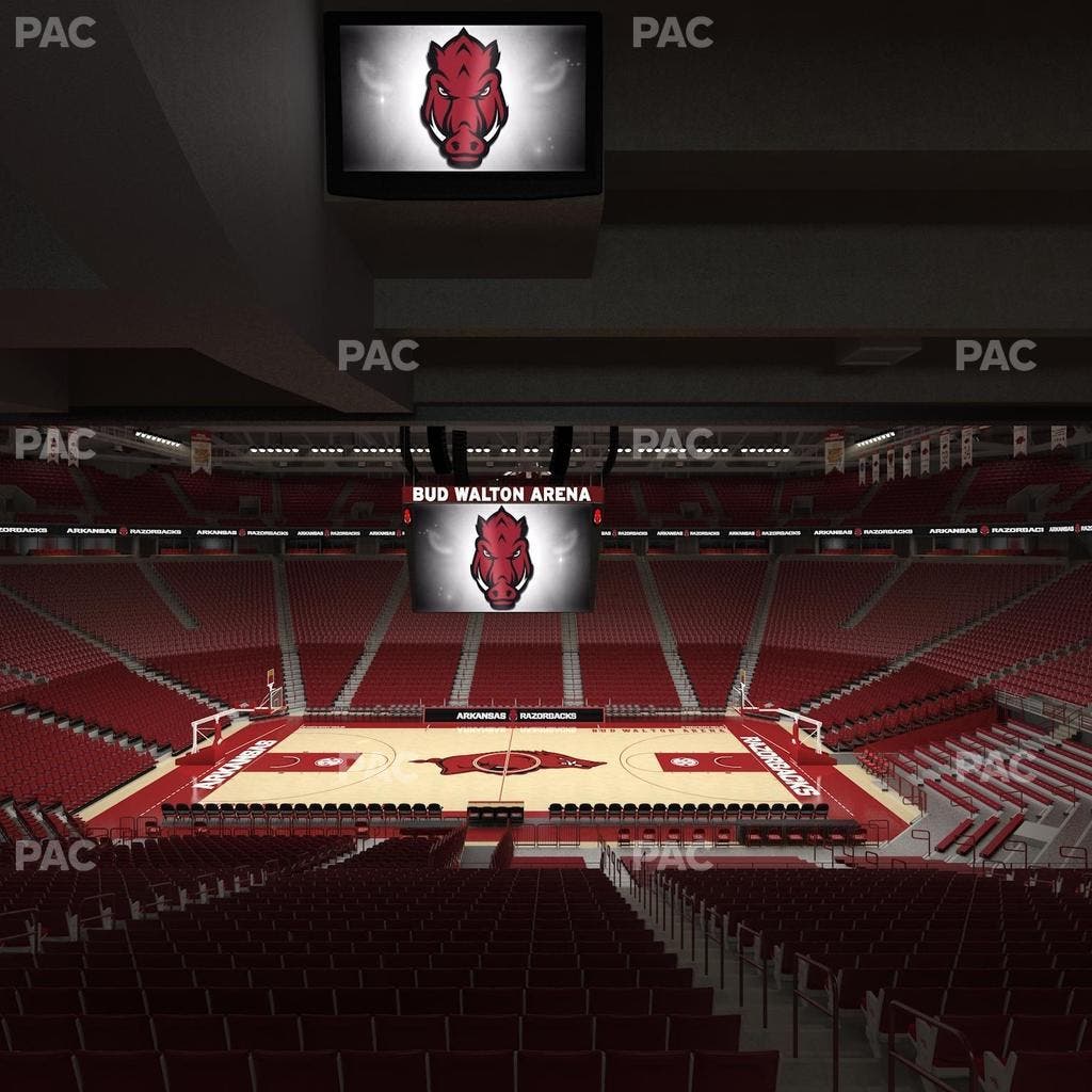 Bud Walton Arena - Section 136 Wc Seat View