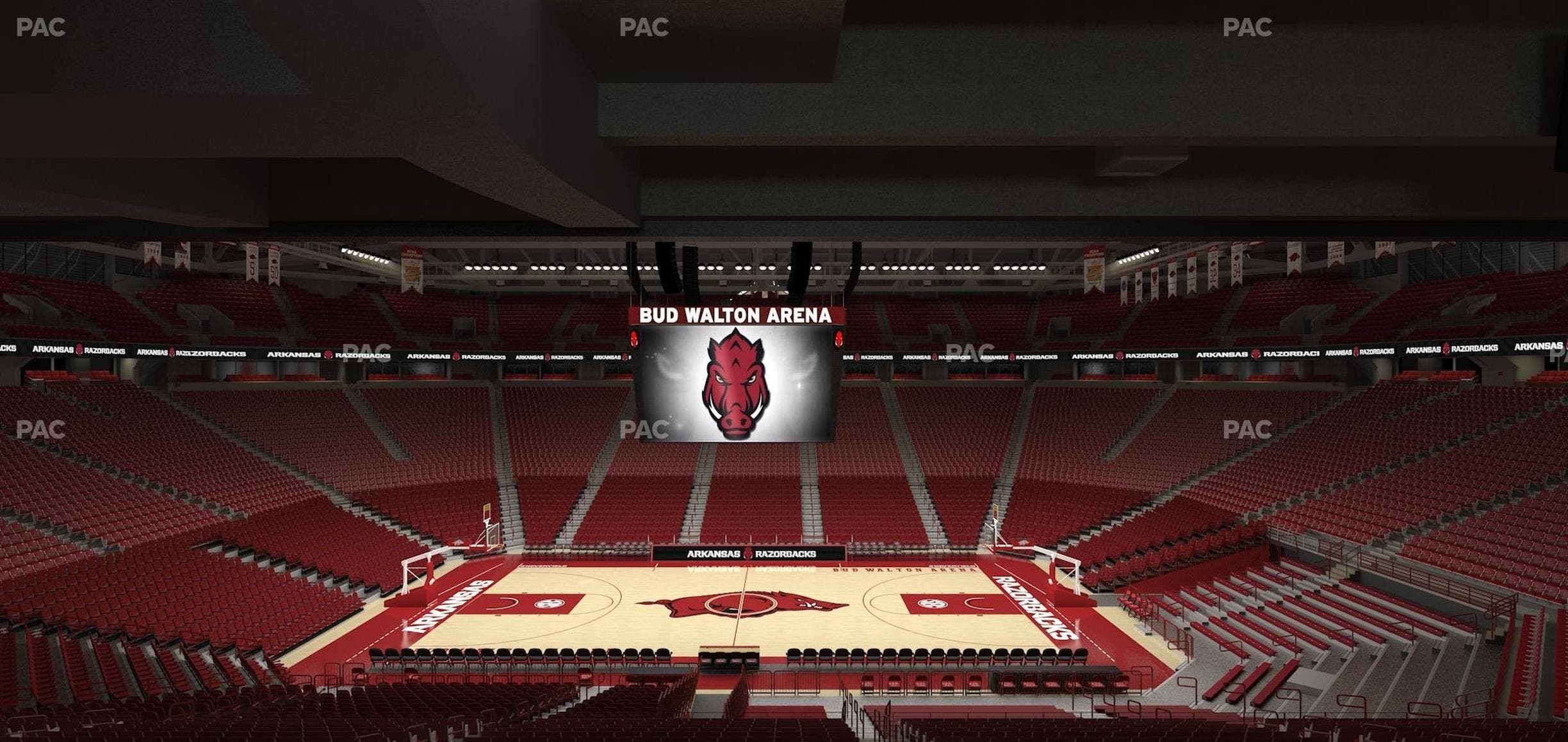 Bud Walton Arena - Section 136 Wc Seat View