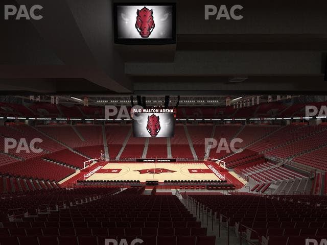 Bud Walton Arena - Section 136 Wc Seat View