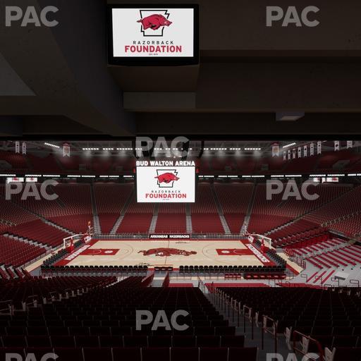 Bud Walton Arena - Section 136 Wc Seat View