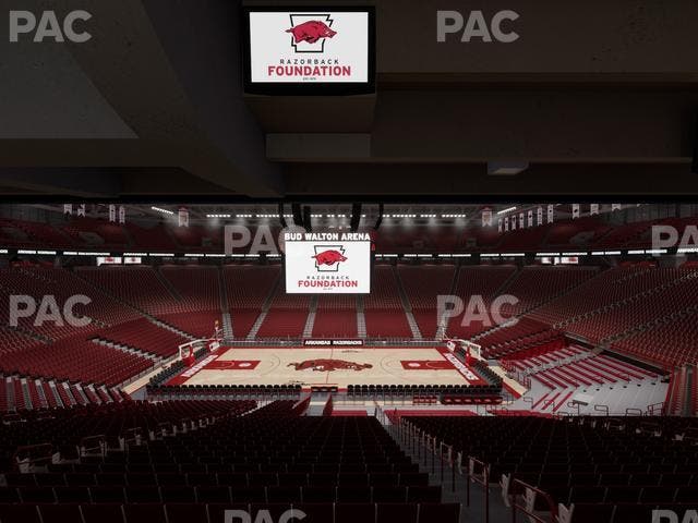 Bud Walton Arena - Section 136 Wc Seat View