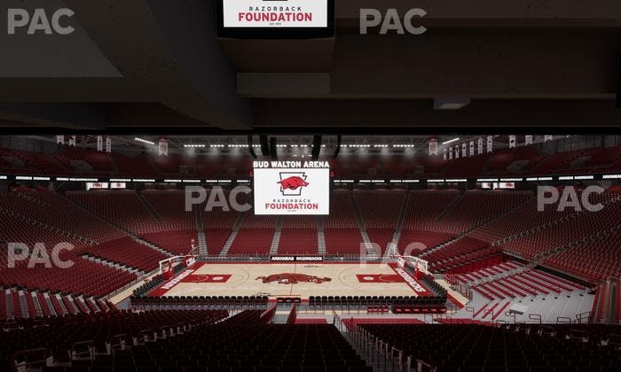 Bud Walton Arena - Section 136 Wc Seat View