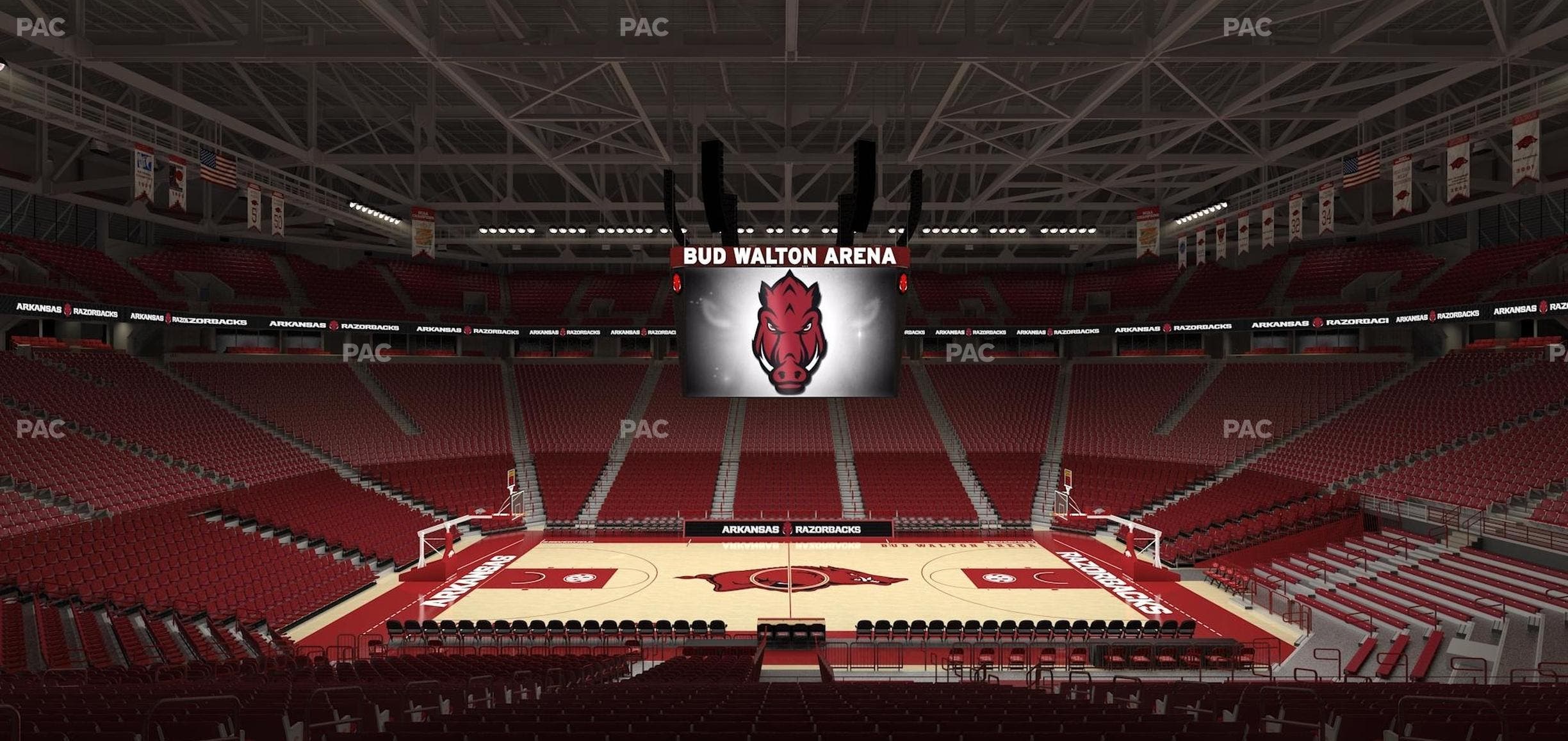 Bud Walton Arena - Section 136 Seat View