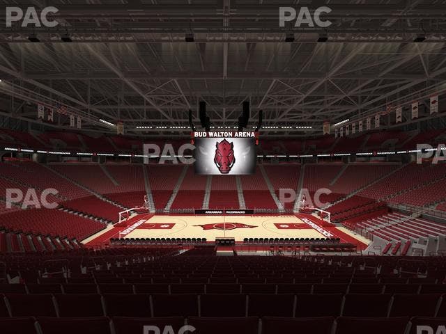 Bud Walton Arena - Section 136 Seat View