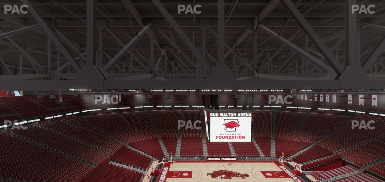 Bud Walton Arena - Section 201 Seat View