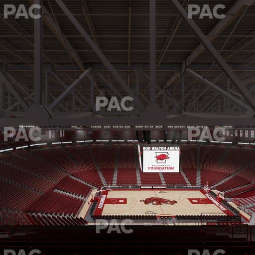 Bud Walton Arena - Section 201 Seat View