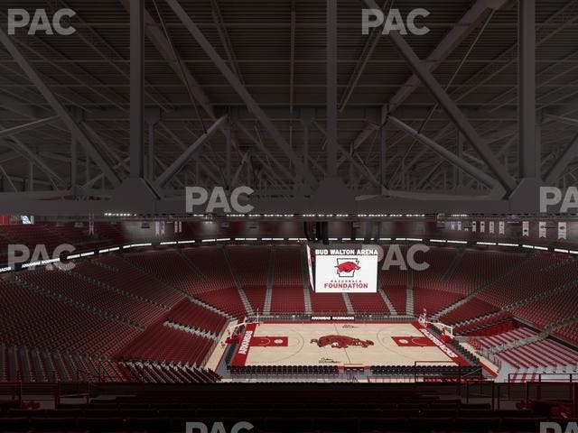 Bud Walton Arena - Section 201 Seat View
