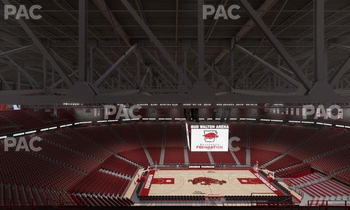 Bud Walton Arena - Section 201 Seat View