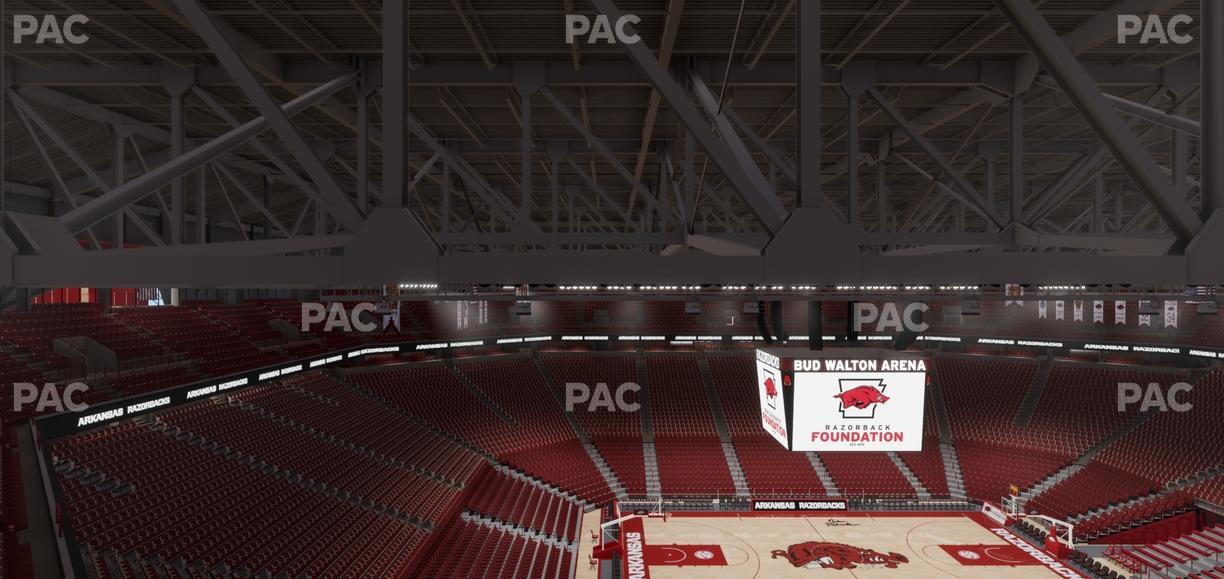Bud Walton Arena - Section 202 Seat View