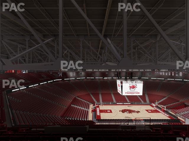 Bud Walton Arena - Section 202 Seat View