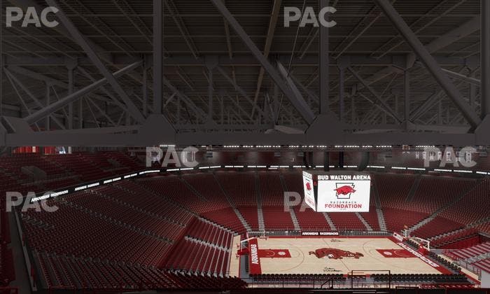 Bud Walton Arena - Section 202 Seat View