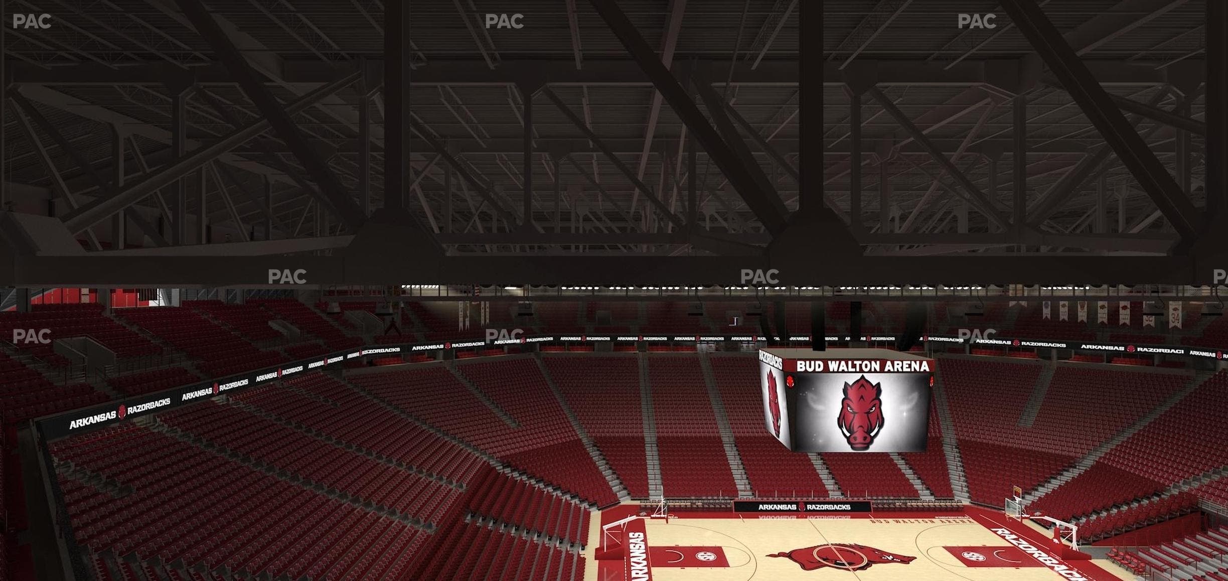 Bud Walton Arena - Section 202 Seat View