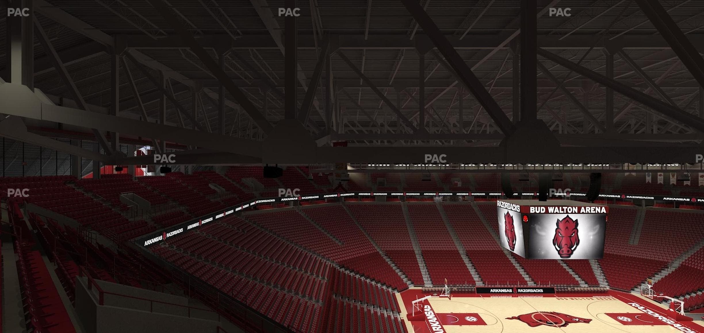 Bud Walton Arena - Section 203 Seat View