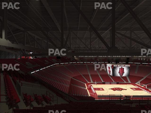 Bud Walton Arena - Section 203 Seat View