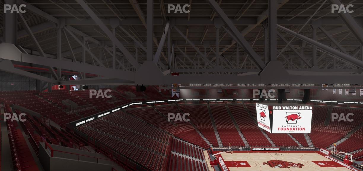 Bud Walton Arena - Section 203 Seat View