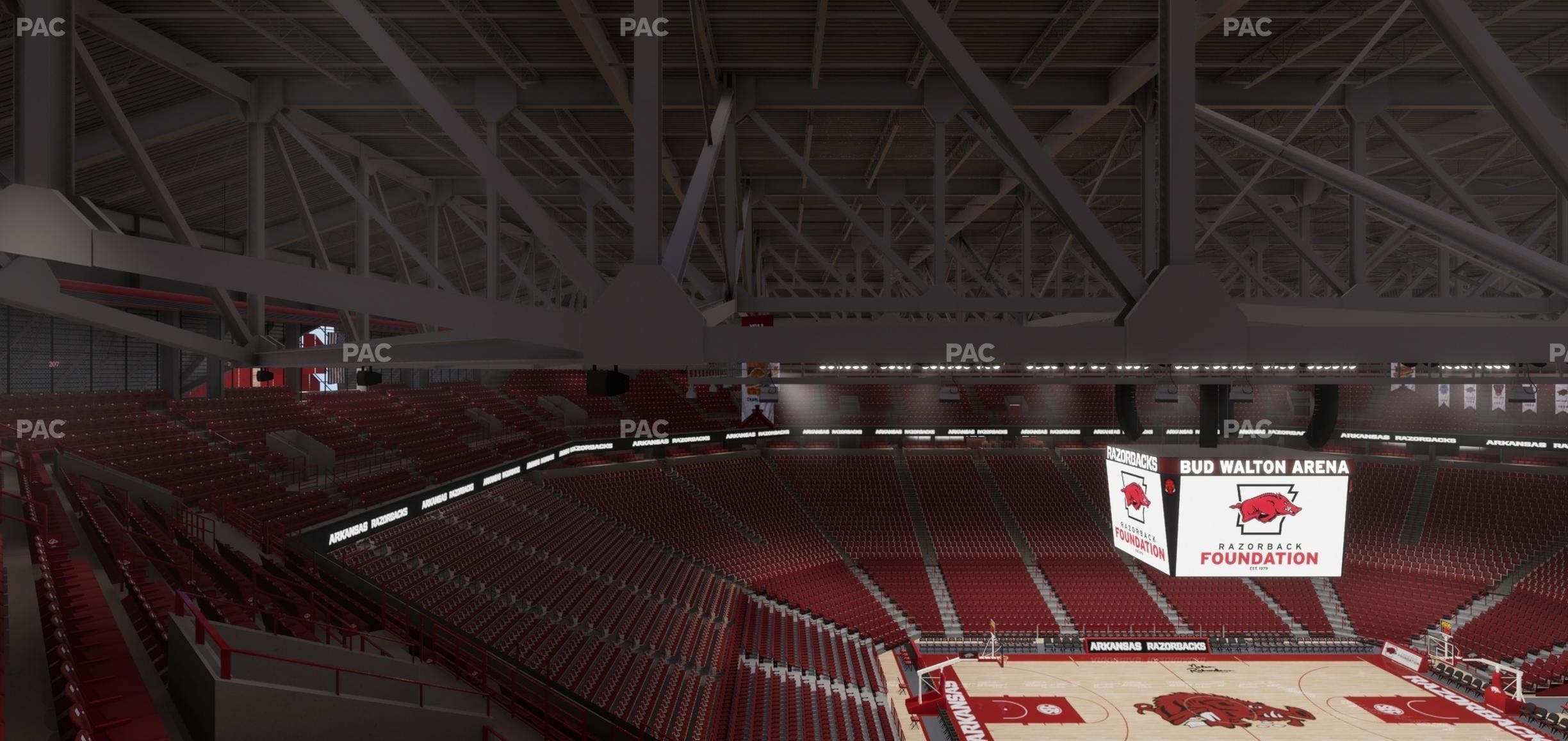 Bud Walton Arena - Section 203 Seat View
