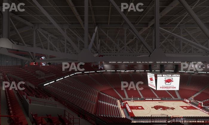 Bud Walton Arena - Section 203 Seat View