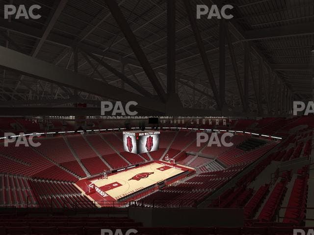 Bud Walton Arena - Section 204 Seat View