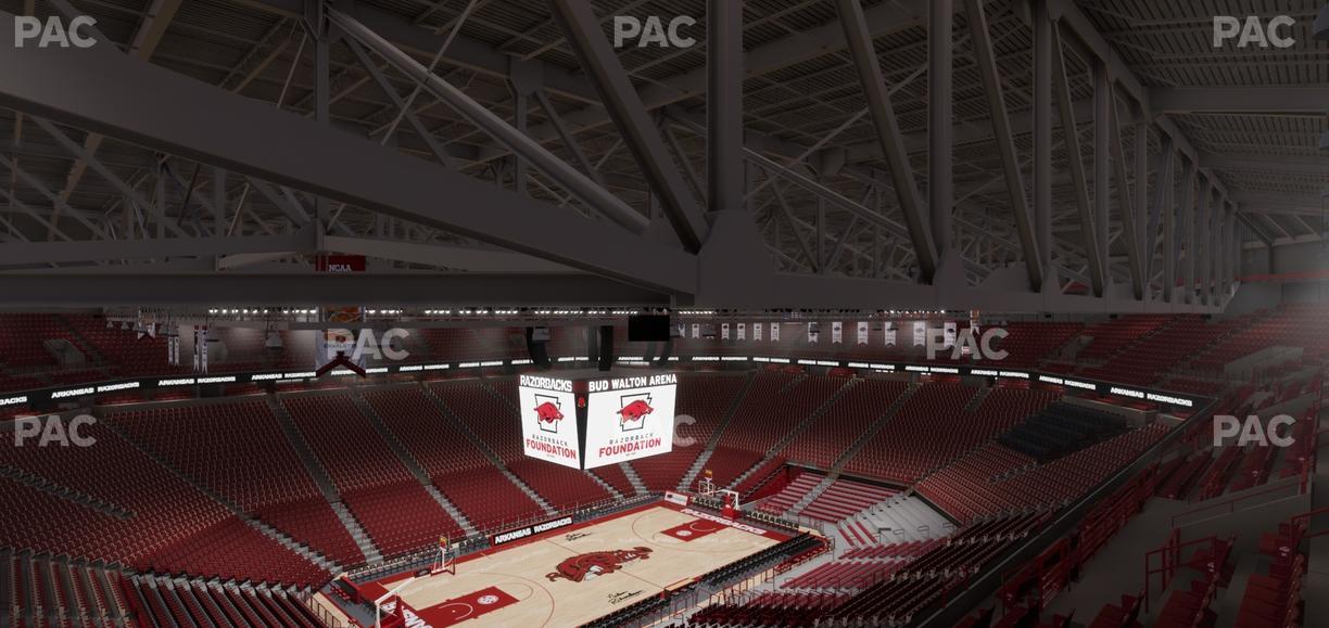 Bud Walton Arena - Section 204 Seat View