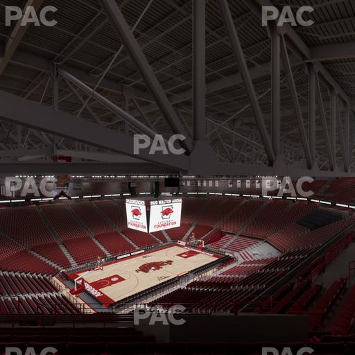 Bud Walton Arena - Section 204 Seat View