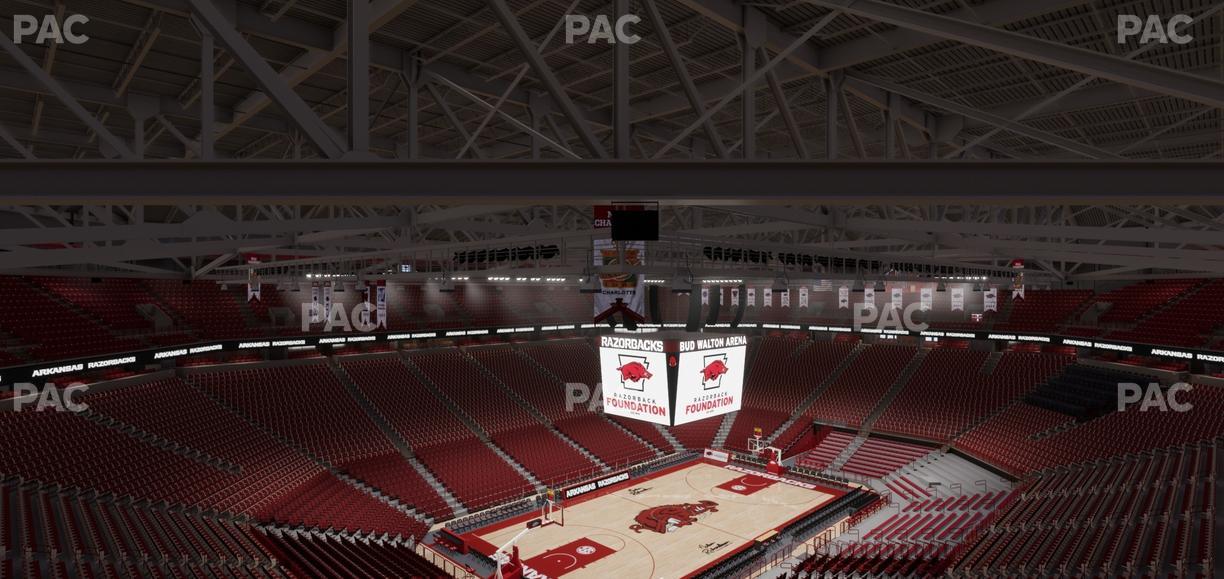 Bud Walton Arena - Section 205 Seat View