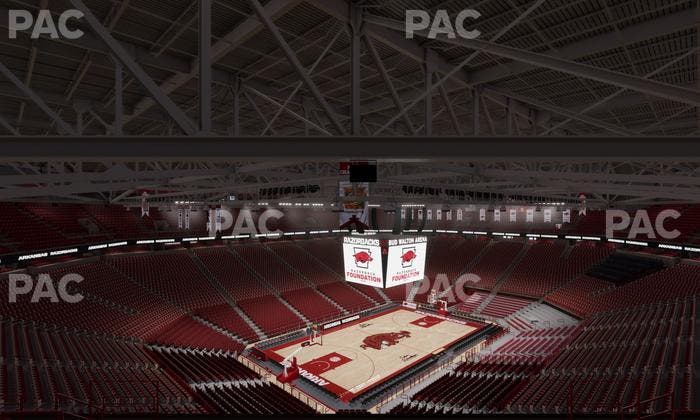 Bud Walton Arena - Section 205 Seat View