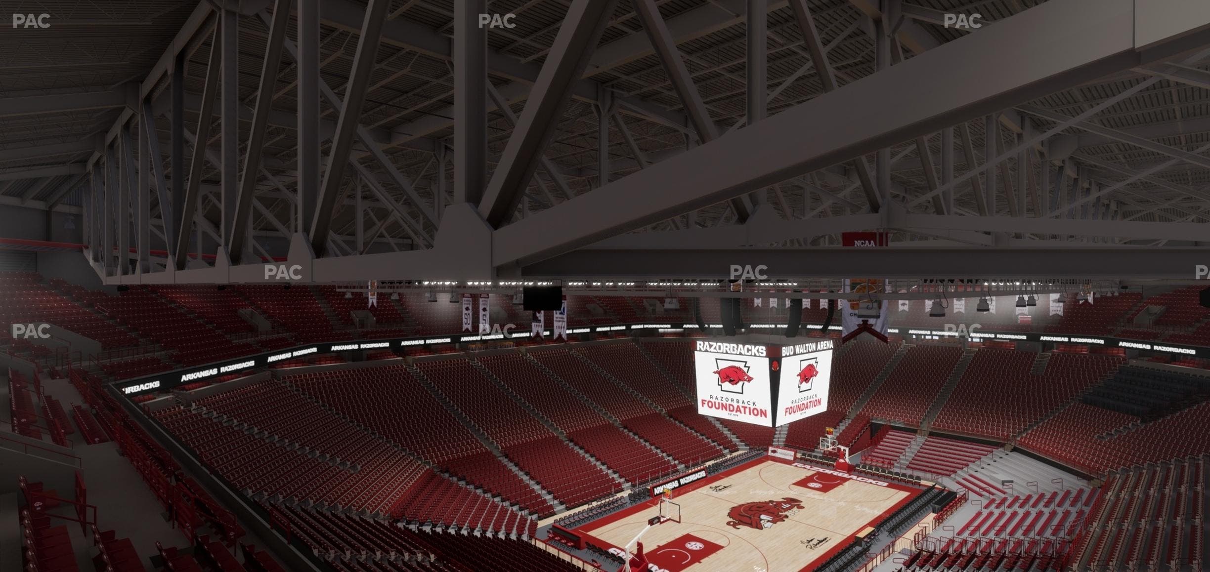 Bud Walton Arena - Section 206 Seat View
