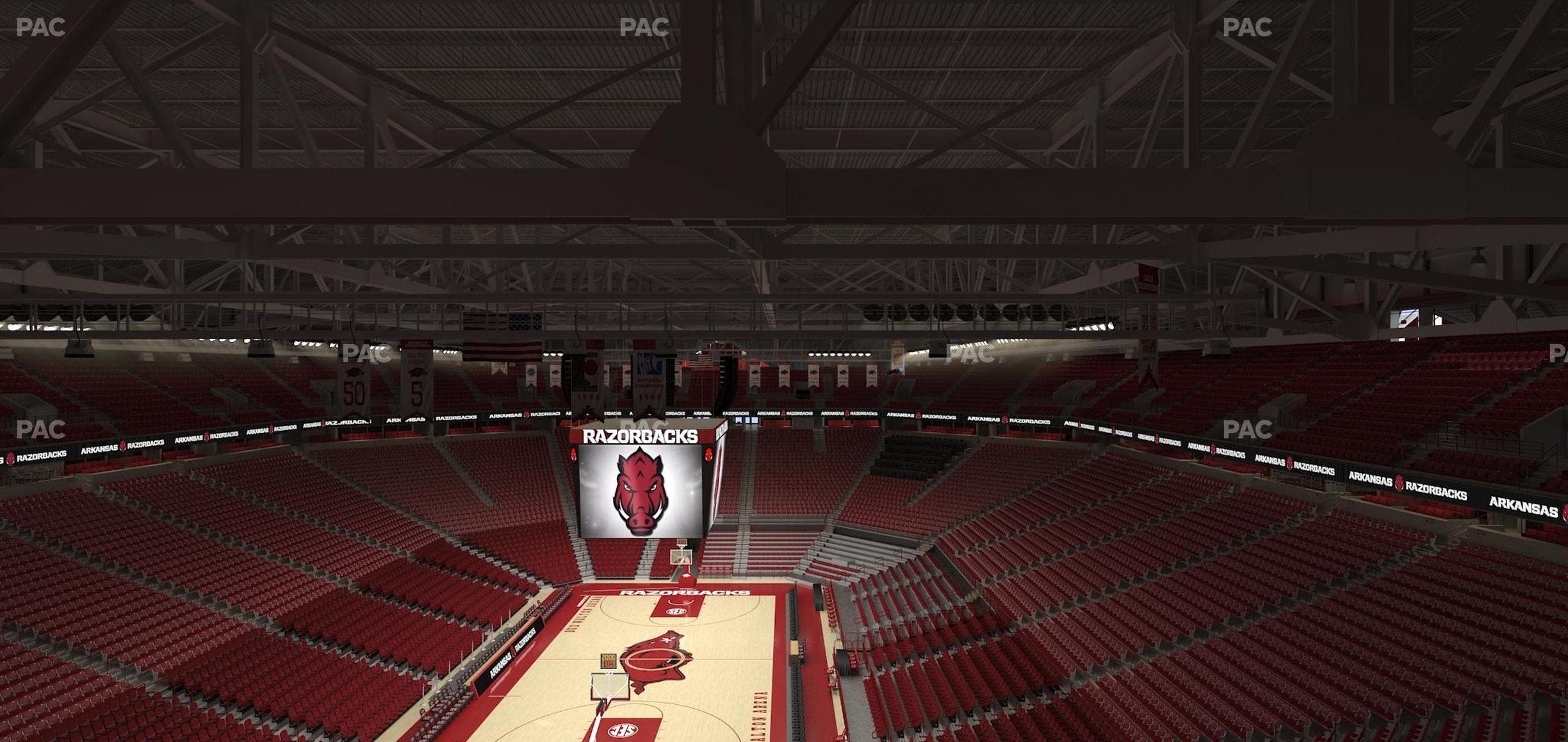 Bud Walton Arena - Section 208 Seat View