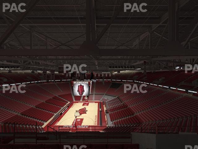 Bud Walton Arena - Section 208 Seat View