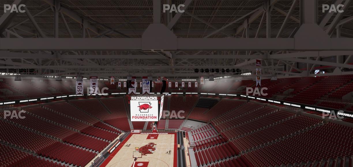 Bud Walton Arena - Section 208 Seat View