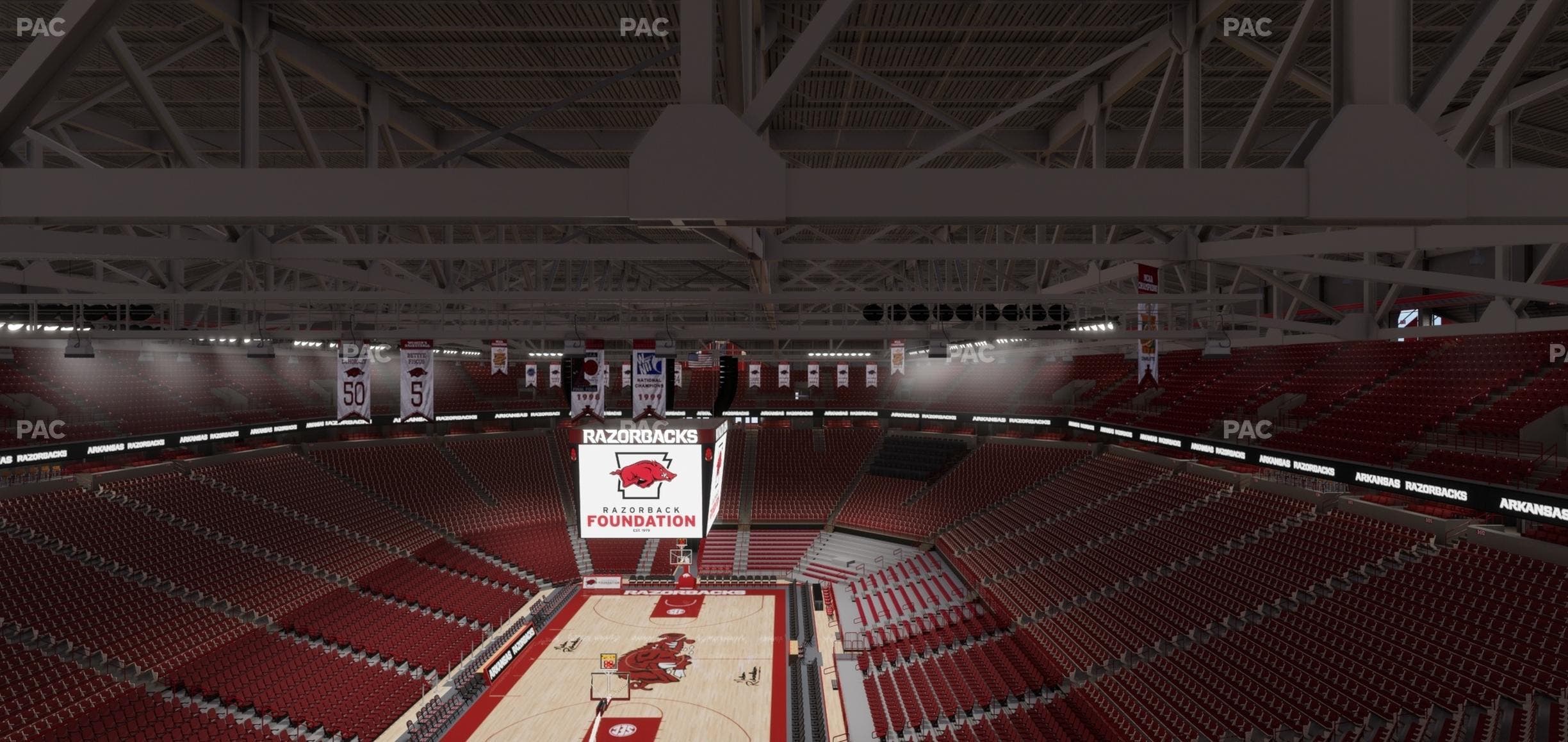 Bud Walton Arena - Section 208 Seat View