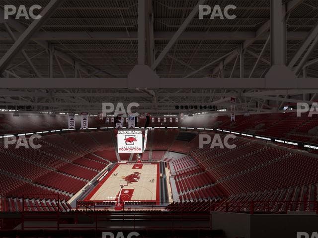 Bud Walton Arena - Section 208 Seat View