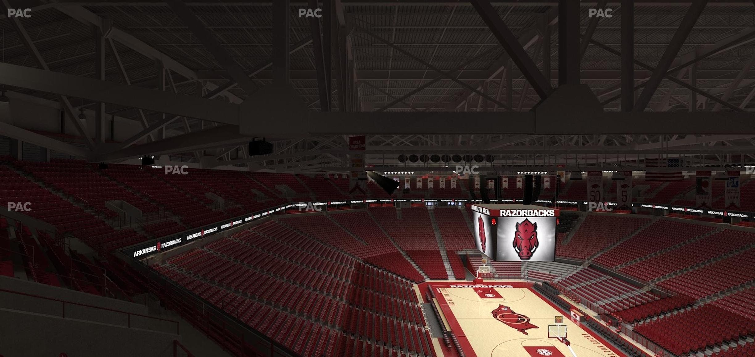 Bud Walton Arena - Section 211 Seat View