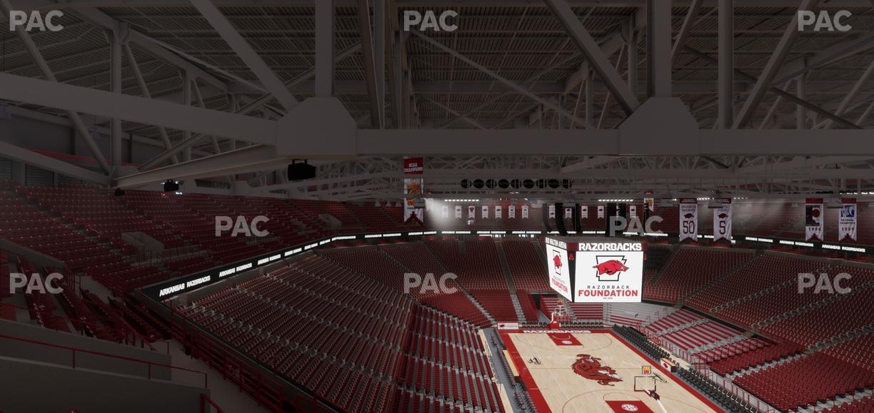Bud Walton Arena - Section 211 Seat View