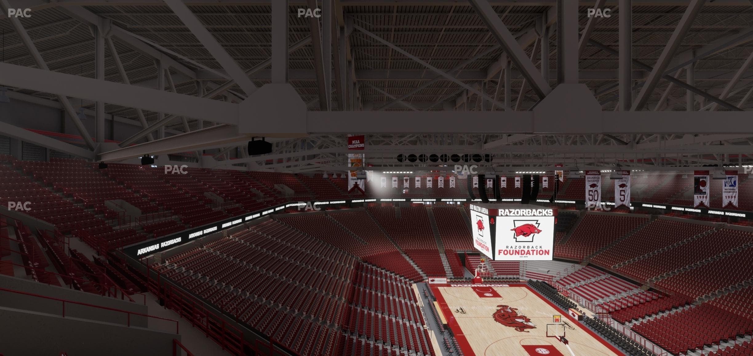 Bud Walton Arena - Section 211 Seat View