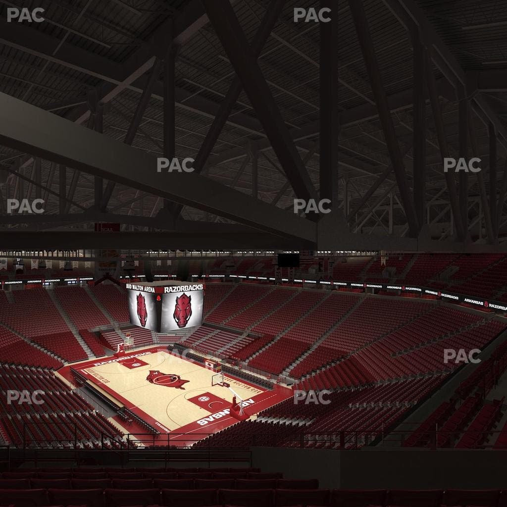 Bud Walton Arena - Section 212 Seat View
