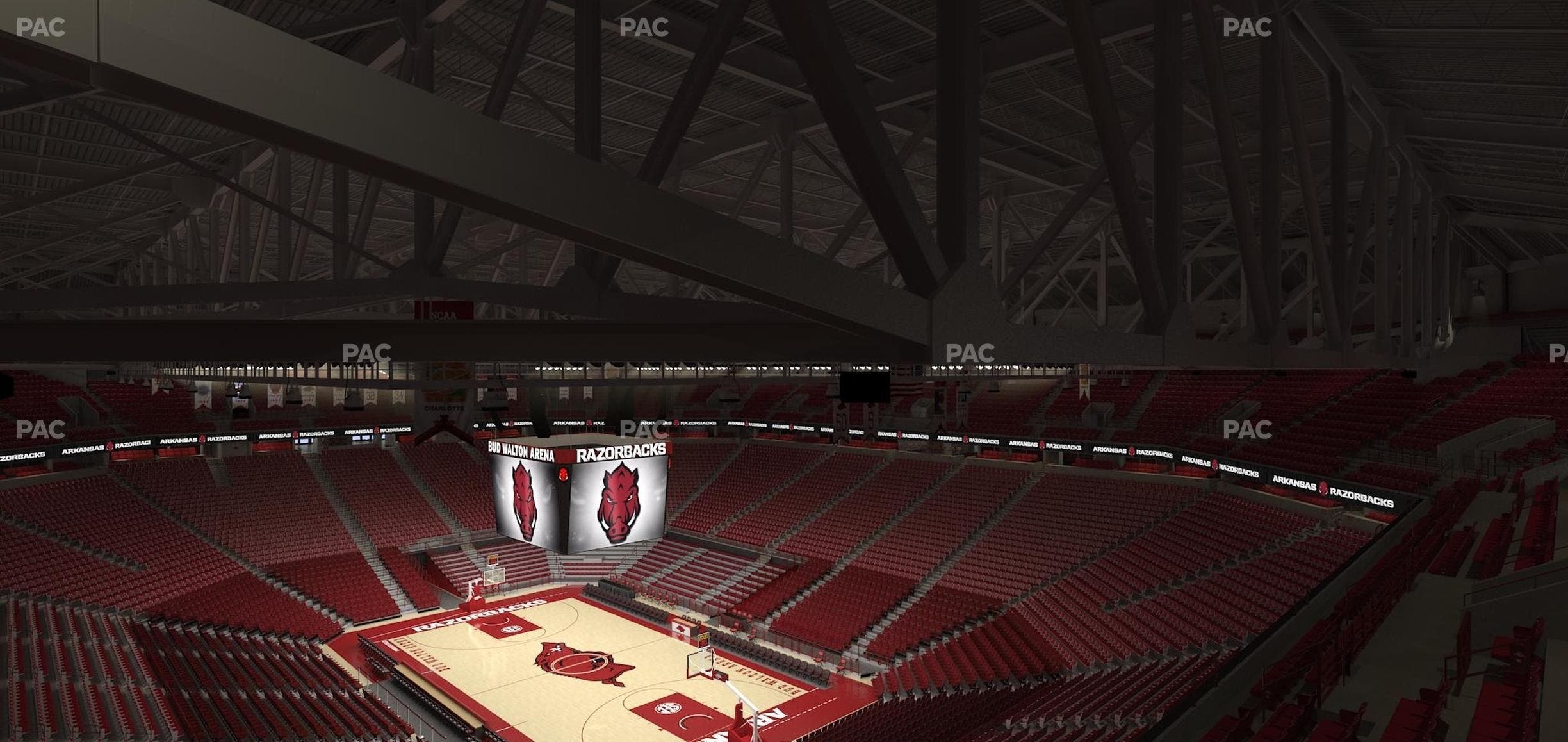 Bud Walton Arena - Section 212 Seat View