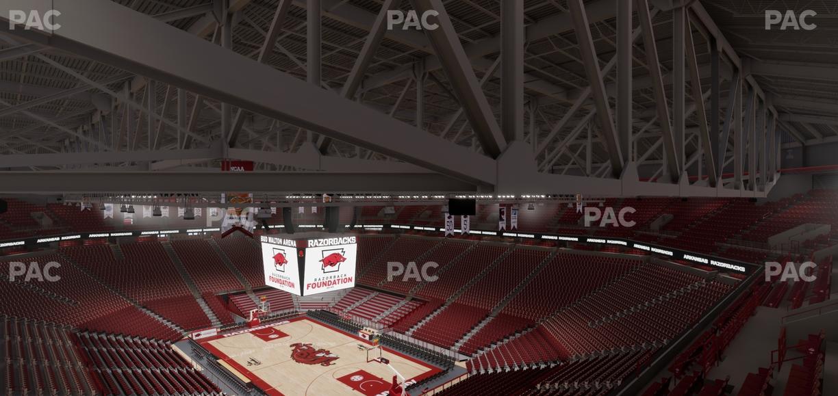 Bud Walton Arena - Section 212 Seat View